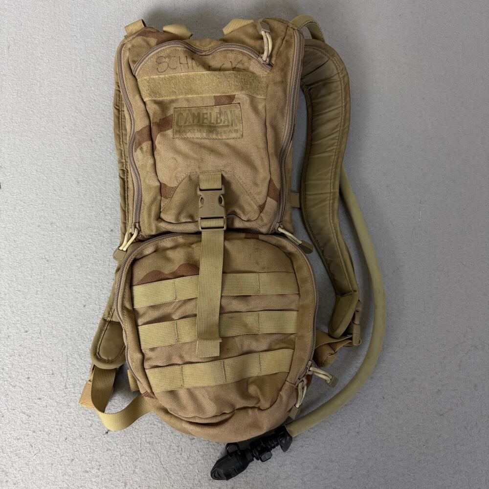 CamelBak Maximum Gear M.U.L.E. Desert Camo Tactical Hydration Backpack 100 oz